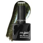 Mylee Gel Nail Polish 10ml [Dollar Signs] UV/LED Soak-Off Nail Art Manicure Pedicure for Professional, Salon & Home Use [Fine Glitters Range] - Long Lasting & Easy to Apply