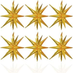 6 Pcs Gold