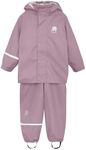 CeLaVi Kids Rain and Snow Suit for Boys Girls with Detachable Hood, Waterproof Raincoat and Pants - Ideal for Rain and Snow