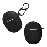 kwmobile Case Compatible with Google Pixel Buds A Series Case - Silicone Cover Holder for Earbuds - Black