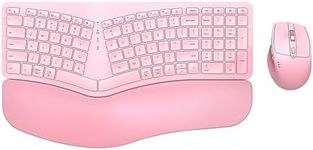 Ergonomic Wireless Keyboard Mouse C