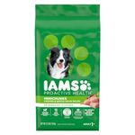 IAMS PROACTIVE HEALTH Dog Food Dry Minichunks Adult, Chicken & Whole Grains Recipe, 1.50kg Bag