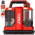 TOPEX Carpet and Upholstery Spot Cleaner, Multi-Purpose Portable Carpet Cleaner, Professional Stain Remover Spot Washer for Carpets, Upholstery, Car Seats, Pets, Stairs and Couch, Lightweight, Red