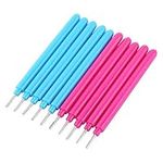 10 in 1 Paper Quilling Tools, Handmade Rolling Curling Quilling Needle Pen Different Sized for Art Craft DIY Paper Card Making Project Tools