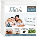 SafeRest Waterproof Lab Certified Bed Bug Proof Zippered Box Spring Encasement - Designed for Complete Bed Bug, Dust Mite and Fluid Protection 9" (Twin XL)