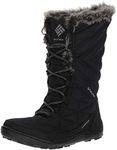 Columbia Women's Minx Mid III, Black/Titanium Grey Steel, 9