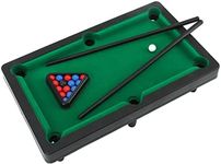 Miniature Billiard Pool Table, Compact Desktop Pool Game Set for Interactive Simulation and Decoration ¨C Miniature Pool Game Set