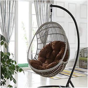 Swing Hanging Basket Seat Cushion Waterproof Thickened Hanging Egg Hammock Chair Cushions Indoor Outdoor Backrest Cushion Chair 90x120cm Not Included