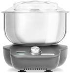Morphy Richards MixStar Compact Stand Mixer, Dual Rotating Beaters, Whisks & Dough Hooks, Built in Storage, Easy Clean, Dishwasher Safe, Open Top Design, Grey, 400520