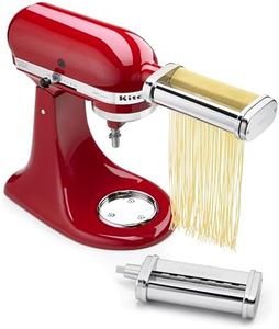 KitchenAid KSMPCA 2 Piece Pasta Cutter Attachment Set, Silver