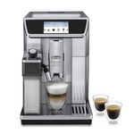 DeLonghi ECAM650.85|PrimaDonna Elite|Bean to Cup-Fully Automatic Coffee Machine|16 recipe options-Cappuccino,Hot Chocolate,Cold Coffee & more|19 Bar Pressure|Free Demo & Installation(Metallic/Black)