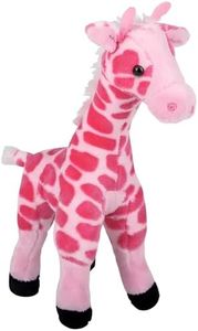 Rhode Island Novelty Pink Giraffe Plush | 11 Inches Long (1-Unit)