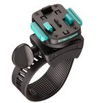 UltimateAddons Motorcycle Handlebar Mount - Helix Locking Strap with Quick-Release Plate for Secure Smartphone Attachment