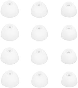 CYADCI Ear Bud Replacement Tips Silicone Earbuds Replacement Tips 6 Pairs Ear Tips Compatible with Samsung Galaxy Buds 2 / Galaxy Buds Plus,Fit in The Charge Case, Earphones Silicone Tips White S/M/L
