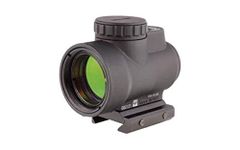 Trijicon 1x25mm MRO 2.0 MOA Adjustable Red Dot Sight,Black w/MRO Low Mount 2200004