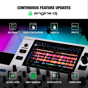 Denon DJ SC LIVE 4 White DJ Controller – 4-Deck Performance