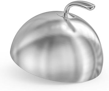 only fire Cheese Melting Dome,11 Inch Round Basting Cover with Handle, Stainless Steel Griddle Accessories for Flat Top Griddle Grill Indoor/Outdoor Kitchen, Backyard, Parties Cooking