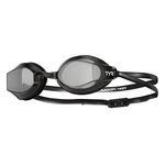 TYR Black Ops Non Mirrored Adult Fit Swim Goggles, Smoke/black