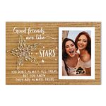 ElegantPark Birthday Gifts for Friends Female BFF Gifts for Women Sister Gifts from Sister Wood Picture Frame Women Graduation Christmas Gift Rustic Home Decoration Photo Frame 4X6