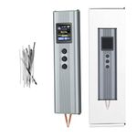 Battery Spot Welder,Handheld Spot Welder with Automatic & Manual Modes,Portable Welder with 11-Level Adjustable,2200mAh Battery,Alumina Brazing Needle,1.3’’ Display for DIY Battery Packs