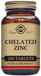 Solgar Chelated Zinc, 100 Tablets -