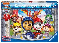 Ravensburger Paw Patrol Knights & Dragons 35 Piece Jigsaw Puzzle for Kids Age 3 Years Up - Educational Toddler Toys