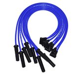 A-Team Performance Silicone Spark Plug Wires Set BBF FE Big Block Compatible With Ford Valve Cover 332 351C 351M 352 360 361 370 390 400 427 428 429 460 514 Blue 8.0mm
