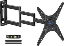 MOUNTUP Corner TV Wall Mount for Most 26"-60" TVs, Full Motion Long Arm TV Mount 30 inch Extension Articulating Wall Mount TV Bracket Max VESA 400x400mm, Smoothly Extendable, Holds up to 77 lbs MU0057