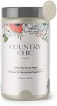Country Chic Paint - Chalk Style All-in-One Paint for Furniture, Home Decor, Cabinets, Crafts, Eco-Friendly, Matte Paint - Sunday Tea [Warm Grey] Quart 32oz