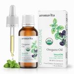 Aromavita ImunON Greek Oregano Oil - 86-90% Carvacrol - Extra Strength, Immune and Digestive Support - Plant-Based, Herbal Supplement - Vegan, Non-GMO, Gluten-Free, 1 fl. oz/30 mL