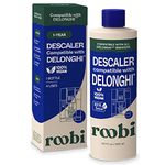 DeLonghi Compatible Descaling Solution. Clean & Descale your DeLonghi Coffee Maker. 4 Uses, Single Bottle. Eco-Friendly Carbon Neutral Cleaner Descaler Solution