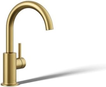 Kohler 26369-2MB Contemporary Beverage Faucet, Vibrant Brushed Moderne Brass
