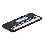 Novation Launchkey Mini 37 [MK4] — Portable 37 Mini-Key, USB, MIDI Keyboard Controller with DAW Integration. Chord Mode, Scale Mode, Drum Pads, and Arpeggiator. Includes Music Creation Software Bundle