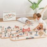 Comfy Cubs 100-Piece Wooden Train S