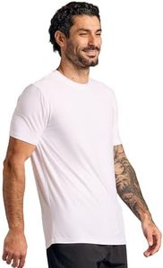 True Classic Workout Shirts for Men – Tank Tops for Men, Muscle Shirt and Mens Shirts for Gym, Quick-Dry Workout Tee, Pack of 1, White, XXL