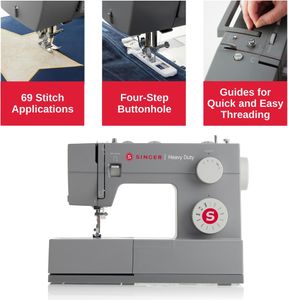 SINGER Heavy Duty Sewing Machine – 4411, High-Speed, Metal Frame