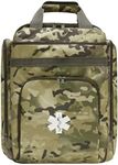 MYDAYS OUTDOOR First Aid Backpack Empty,EMS EMT Medical Bag Empty,Emergency Trauma Bag for Camping,Hiking,Outdoor Travel (Camo)