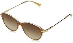 Calvin Klein CK19713SA Women's Sunglasses, amberhorn, 56