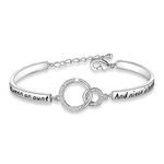 WUSUANED Aunt And Niece Gift The Love Between An Aunt And Niece Is Forever Relationship Bracelet Aunt Gift From Niece (love between an aunt and niece bracelet)