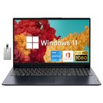 Lenovo IdeaPad 15.6" FHD Laptop, Intel Pentium Silver N6000 Processor, 20GB RAM, 1TB PCIe SSD, 720P HD Webcam, Dolby Audio, 1 Year Office 365, Win 11, Blue, 32GB Hotface USB Card