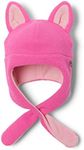 Columbia Toddler Girls Tiny Animal Beanie II, Pink Ice/Pink Orchid, One Size