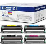 ONLYU Remanufactured Drum Unit Replacement for Brother DR221CL DR-221CL DR221 DR 221 CL for Brother MFC-9130CW MFC-9330CW HL-3170CDW HL-3180CDW HL-3140CW MFC-9340CDW DCP-9020CDN Printer (4 Pack)