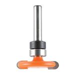 CMT 822.024.11B Flooring Router Bit with 1-1/4" Diameter with 1/8" Radius, 1/2" Shank