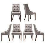 COLAMY Wingback Upholstered Dining 
