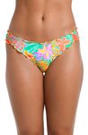 Hobie Women's Standard Merrow Hipster Swimsuit Bottom, Multi//Maui Pop, X-Large