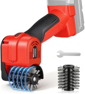 Cordless Electric Grill Brush Compatible with Milwaukee M18 18V Battery(Tool Only), 4800RPM BBQ Grill Cleaner Built-in LED Light, Grill Cleaning Tool for Outdoor Grill/Charcoal/Iron Grates Griddle