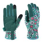 OIZEN Gardening Gloves for Women and Men, Garden Gloves with Touch Screen, Thorn Proof Puncture Resistant Working Gloves, Gardening Gifts for Women, Size Medium