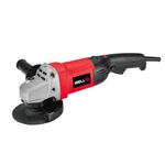 iBELL Angle Grinder AG25-50S, 5”/ 125mm Disc Dia,1400W Heavy Duty, Copper Armature,0-9000 RPM with Side Handle and Guard