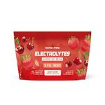 Keto-Pro Keto Electrolytes 80g | Electrolyte Powder Sachets for Extra Convenience | Supporting Your Keto Fasting, Health & Fitness Goals | Cherry Berry Flavour | 16 Pack