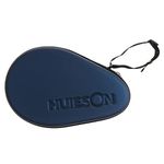 Waterproof Material Table Tennis Racket Hard Case Ping Pong Bat Bag Cover Hold 2 Paddles Silver Dark Blue - Dark Blue